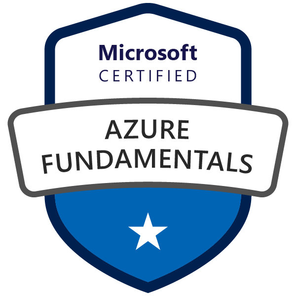 Azure AZ-900 badge